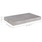 vidaXL Schweberegale 2 Stk. Betongrau 40x23x3,8 cm MDF vidaXL Schweberegale 2 Stk. Betongrau 40x23x3,8 cm MDF