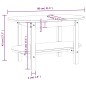 vidaXL Couchtisch 80x45x45 cm Massivholz Kiefer vidaXL Couchtisch 80x45x45 cm Massivholz Kiefer