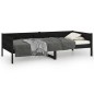 vidaXL Tagesbett Schwarz Massivholz Kiefer 90x200 cm vidaXL Tagesbett Schwarz Massivholz Kiefer 90x200 cm