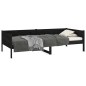 vidaXL Tagesbett Schwarz Massivholz Kiefer 90x200 cm vidaXL Tagesbett Schwarz Massivholz Kiefer 90x200 cm