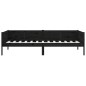 vidaXL Tagesbett Schwarz Massivholz Kiefer 90x200 cm vidaXL Tagesbett Schwarz Massivholz Kiefer 90x200 cm
