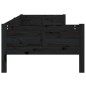 vidaXL Tagesbett Schwarz Massivholz Kiefer 90x200 cm vidaXL Tagesbett Schwarz Massivholz Kiefer 90x200 cm