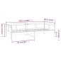 vidaXL Tagesbett Schwarz Massivholz Kiefer 90x200 cm vidaXL Tagesbett Schwarz Massivholz Kiefer 90x200 cm