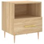vidaXL Nachttische 2 Stk. Sonoma-Eiche 40x35x47,5 cm Holzwerkstoff vidaXL Nachttische 2 Stk. Sonoma-Eiche 40x35x47,5 cm Holzwerkstoff