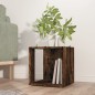 vidaXL Beistelltisch Räuchereiche 33x33x34,5 cm Holzwerkstoff vidaXL Beistelltisch Räuchereiche 33x33x34,5 cm Holzwerkstoff