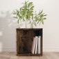 vidaXL Beistelltisch Räuchereiche 33x33x34,5 cm Holzwerkstoff vidaXL Beistelltisch Räuchereiche 33x33x34,5 cm Holzwerkstoff