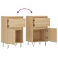 vidaXL Sideboards 2 Stk. Sonoma-Eiche 40x35x70 cm Holzwerkstoff vidaXL Sideboards 2 Stk. Sonoma-Eiche 40x35x70 cm Holzwerkstoff
