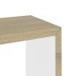 vidaXL Würfelregale 3 Stk. Weiß und Sonoma-Eiche vidaXL Würfelregale 3 Stk. Weiß und Sonoma-Eiche