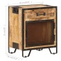vidaXL Nachttisch 43×30×51 cm Raues Mango-Massivholz vidaXL Nachttisch 43×30×51 cm Raues Mango-Massivholz