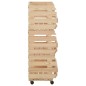 vidaXL Gemüsewagen 37x30x80 cm Massivholz Kiefer vidaXL Gemüsewagen 37x30x80 cm Massivholz Kiefer