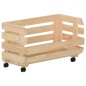 vidaXL Gemüsewagen 37x30x80 cm Massivholz Kiefer vidaXL Gemüsewagen 37x30x80 cm Massivholz Kiefer