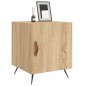vidaXL Nachttische 2 Stk. Sonoma-Eiche 40x40x50 cm Holzwerkstoff