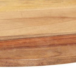 vidaXL Tischplatte Massivholz Palisander Rund 15-16 mm 70 cm 