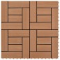 22 Stk. Terrassenfliesen 30 x 30 cm 2 qm WPC Braun 22 Stk. Terrassenfliesen 30 x 30 cm 2 qm WPC Braun