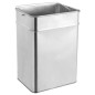 vidaXL Mülleimer mit Aschenbecher Hotel 45 L Edelstahl vidaXL Mülleimer mit Aschenbecher Hotel 45 L Edelstahl
