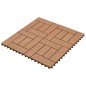 22 Stk. Terrassenfliesen 30 x 30 cm 2 qm WPC Braun 22 Stk. Terrassenfliesen 30 x 30 cm 2 qm WPC Braun