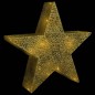 vidaXL Weihnachtssterne 3 Stk. Golden Mesh LED Outdoor Indoor vidaXL Weihnachtssterne 3 Stk. Golden Mesh LED Outdoor Indoor