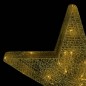 vidaXL Weihnachtssterne 3 Stk. Golden Mesh LED Outdoor Indoor vidaXL Weihnachtssterne 3 Stk. Golden Mesh LED Outdoor Indoor
