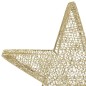 vidaXL Weihnachtssterne 3 Stk. Golden Mesh LED Outdoor Indoor vidaXL Weihnachtssterne 3 Stk. Golden Mesh LED Outdoor Indoor