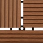 22 Stk. Terrassenfliesen 30 x 30 cm 2 qm WPC Braun 22 Stk. Terrassenfliesen 30 x 30 cm 2 qm WPC Braun