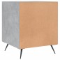 vidaXL Nachttische 2 Stk. Betongrau 40x40x50 cm Holzwerkstoff vidaXL Nachttische 2 Stk. Betongrau 40x40x50 cm Holzwerkstoff