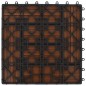 22 Stk. Terrassenfliesen 30 x 30 cm 2 qm WPC Braun 22 Stk. Terrassenfliesen 30 x 30 cm 2 qm WPC Braun