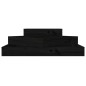 vidaXL Pflanzkübel Schwarz 83x83x27 cm Massivholz Kiefer vidaXL Pflanzkübel Schwarz 83x83x27 cm Massivholz Kiefer