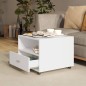 vidaXL Couchtisch Weiß 55x55x40 cm Holzwerkstoff vidaXL Couchtisch Weiß 55x55x40 cm Holzwerkstoff