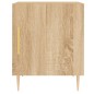 vidaXL Nachttische 2 Stk. Sonoma-Eiche 40x40x50 cm Holzwerkstoff