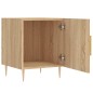 vidaXL Nachttische 2 Stk. Sonoma-Eiche 40x40x50 cm Holzwerkstoff