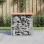 vidaXL Gartenbank aus Gabionen 43x44x42 cm Massivholz Douglasie vidaXL Gartenbank aus Gabionen 43x44x42 cm Massivholz Douglasie