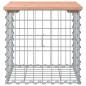 vidaXL Gartenbank aus Gabionen 43x44x42 cm Massivholz Douglasie vidaXL Gartenbank aus Gabionen 43x44x42 cm Massivholz Douglasie