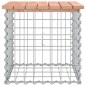 vidaXL Gartenbank aus Gabionen 43x44x42 cm Massivholz Douglasie vidaXL Gartenbank aus Gabionen 43x44x42 cm Massivholz Douglasie