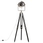 vidaXL Stativlampe Schwarz Mango Massivholz 171 cm vidaXL Stativlampe Schwarz Mango Massivholz 171 cm