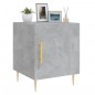 vidaXL Nachttische 2 Stk. Betongrau 40x40x50 cm Holzwerkstoff vidaXL Nachttische 2 Stk. Betongrau 40x40x50 cm Holzwerkstoff