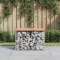 vidaXL Gartenbank aus Gabionen 63x31,5x42 cm Massivholz Douglasie vidaXL Gartenbank aus Gabionen 63x31,5x42 cm Massivholz Douglasie