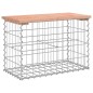 vidaXL Gartenbank aus Gabionen 63x31,5x42 cm Massivholz Douglasie vidaXL Gartenbank aus Gabionen 63x31,5x42 cm Massivholz Douglasie