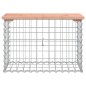 vidaXL Gartenbank aus Gabionen 63x31,5x42 cm Massivholz Douglasie vidaXL Gartenbank aus Gabionen 63x31,5x42 cm Massivholz Douglasie