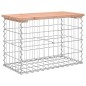 vidaXL Gartenbank aus Gabionen 63x31,5x42 cm Massivholz Douglasie vidaXL Gartenbank aus Gabionen 63x31,5x42 cm Massivholz Douglasie