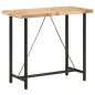 vidaXL Bartisch 120x58x107 cm Raues Mangoholz vidaXL Bartisch 120x58x107 cm Raues Mangoholz