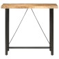 vidaXL Bartisch 120x58x107 cm Raues Mangoholz vidaXL Bartisch 120x58x107 cm Raues Mangoholz