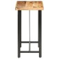 vidaXL Bartisch 120x58x107 cm Raues Mangoholz vidaXL Bartisch 120x58x107 cm Raues Mangoholz