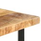 vidaXL Bartisch 120x58x107 cm Raues Mangoholz vidaXL Bartisch 120x58x107 cm Raues Mangoholz