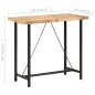 vidaXL Bartisch 120x58x107 cm Raues Mangoholz vidaXL Bartisch 120x58x107 cm Raues Mangoholz