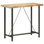 vidaXL Bartisch 120x58x107 cm Raues Mangoholz vidaXL Bartisch 120x58x107 cm Raues Mangoholz