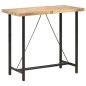 vidaXL Bartisch 120x58x107 cm Raues Mangoholz vidaXL Bartisch 120x58x107 cm Raues Mangoholz