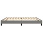 vidaXL Boxspringbett Dunkelgrau 200x200 cm Stoff vidaXL Boxspringbett Dunkelgrau 200x200 cm Stoff