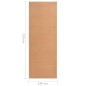 vidaXL Teppichläufer BCF Beige 100x250 cm vidaXL Teppichläufer BCF Beige 100x250 cm
