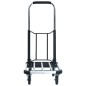 vidaXL Transportwagen Klappbar 150 kg Aluminium Silbern vidaXL Transportwagen Klappbar 150 kg Aluminium Silbern