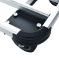 vidaXL Transportwagen Klappbar 150 kg Aluminium Silbern vidaXL Transportwagen Klappbar 150 kg Aluminium Silbern